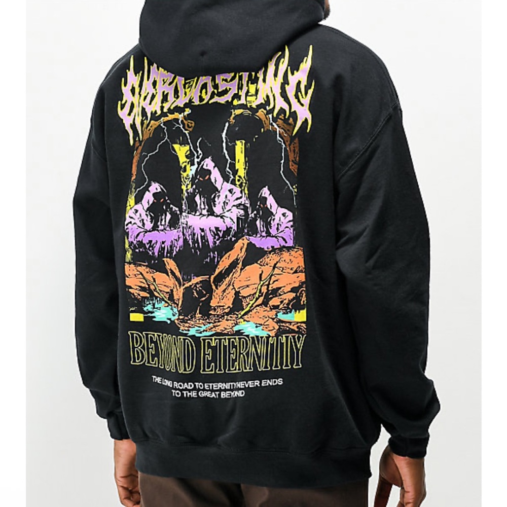 Vitriol Beyond Eternity Black Hoodie Size S